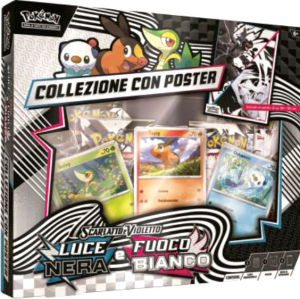 Pokemon ITA Luce e Fuoco Collezione con Poster Unima