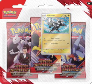 Pokemon SV10 Rivali Predestinati 3 Pack Blister (IT)