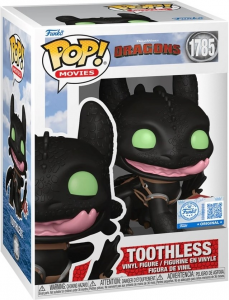 FUNKO POP DRAGON TRAINER - 1785 TOOTHLESS WITH TONGUE (EXCLUSIVE) 9 CM