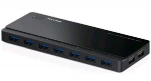 TP-LINK UH720 HUB USB 3.0 7 POTE 2 PORTE CON ALIMENTAZIONE 2.4A PER RICARICA RAPIDA