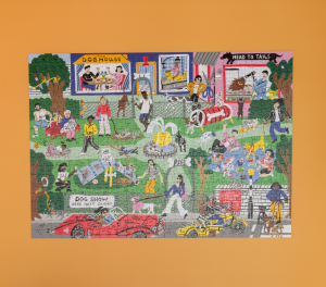 Puzzle 500pz Bark Park Art By Lucy Kirk