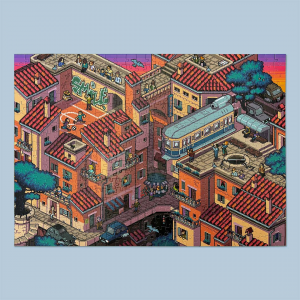 Puzzle 500pz MetroPix Art By Smile Agency