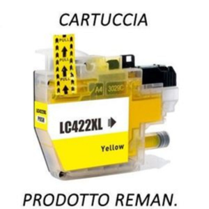 CART.REMAN. BROTHER LC422XL YEL. 1,5k
CART.REMAN. BROTHER LC422XL YEL. 1,5k