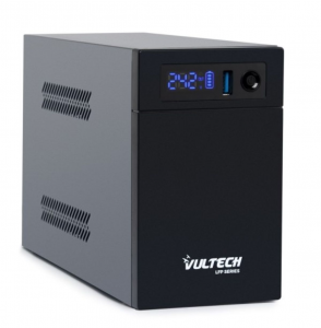 VULTECH UPS 1000VA GRUPPO DI CONTINUITA VULTECH UPS1000VA-LFP LINE INTERACTIVE CON SCHERMO LED - BAT