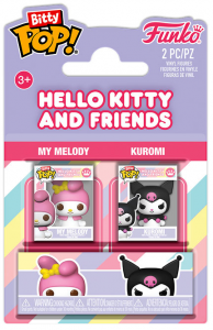 FUNKO BITTY POP 2 Pack Hello Kitty My Melody & Kuromi