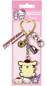 Portachiavi Hello Kitty PomPomPurin with Charms