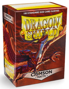 DRAGON SHIELD Bustine Standard Matte Crimson 100pz