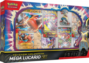 Pokemon ITA Collezione con Statuina Mega Lucario Ex