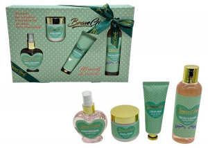 BRAVE GIRLS COF S/G 200ML+B/L 120ML+A/P 80ML+CREMA MANI 60ML ROSE&VANI