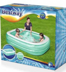 Piscina rettangolare a 2 anelli - 201 x 150 x 51 cm