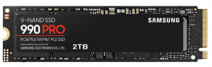 SAMSUNG SSD INTERNO 990 PRO 2TB M.2 PCI-E R/W 7400/6900 GEN 4X4