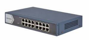 Hikvision DS-3E0516-E(B) Switch Unmanaged Gigabit Ethernet 16 Porte