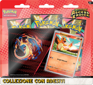 Pokemon ITA MEGAEVO Ascesa Eroica Collezione con Adesivi