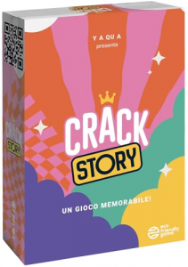 Crack Story I Gioco di società divertente e coinvolgente I Ideale per serate, aperitivi, tra amici e in famiglia I 2-8 Giocatori I per Bambini 10+Anni e Adulti I Carte Durata media: 30 min I I Italian