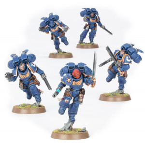 Warhammer 40,000 Space Marine Intercessor d'Assalto con reattori dorsali