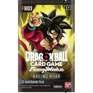 Dragon Ball Super Card Game: Fusion World - Raging Roar FB-03 - Bustina da 12 Carte (ENG)