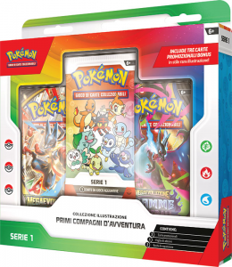 Pokemon ITA Collezione Illustrazione Primi Compagni Serie 1