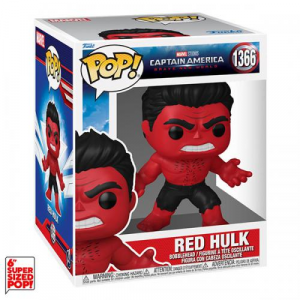Funko POP! Cap America Brave NW: Red Hulk (1366) DLX