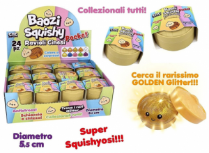 Antistress Baozi Squishy Pocket Blind 5.5cm 1pz Assortimento