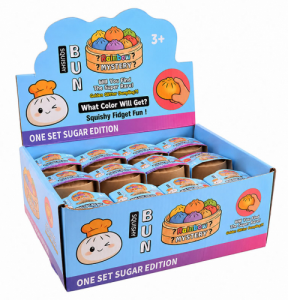 Slow Rise Baozi Dumpling Squishy Rainbow 5.5cm 1pz Ass.to